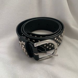 Studded black belt